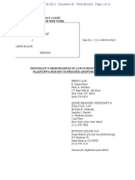 Doe v. Black DEFENDANT'S MEMORANDUM OF LAW IN RESPONSE TO PLAINTIFF'S MOTION TO PROCEED ANONYMOUSLY