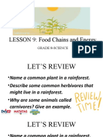 NLC 8 - Lesson 9 - Food Chain and Energy