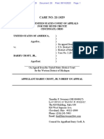 USA Vs Croft - Barry Croft's Brief For 6th Circuit Court of Appeals