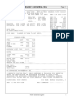 Manila Hongkong Flight Plan B737 - 400F