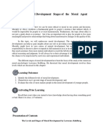 9 The Moral Development Stages of The Moral Agent