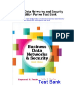 Business Data Networks and Security 9th Edition Panko Test Bank