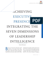 Achieving Executive Presence