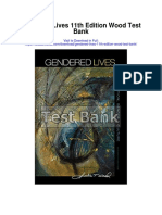 Gendered Lives 11th Edition Wood Test Bank