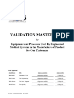 Validation Master Plan 9 25 16