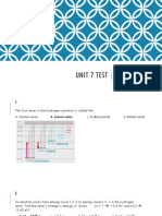 Unit 7 Test MC Answers and Explanation