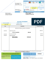 Editable Medical/hospital Visit Bill