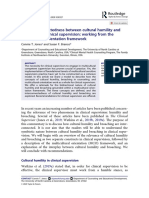 The Interconnectedness Between Cultural Humility and Broaching in Clinical Supervision