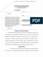 Jane Doe Vs Vicksburg Schools Filing