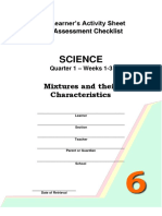 Science Grade 6 - q1 Week 1-3