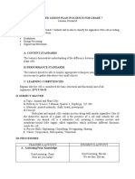 A Detailed Lesson Plan in Science For Grade 7 - Cells