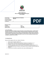 MEM 506 OR & Simulation Syllabus