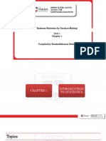 Business Stats & Decision Making 1 MNIMS