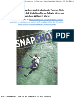 Test Bank For Snapshots An Introduction To Tourism Sixth Canadian Edition 6 e 6th Edition Norma Polovitz Nickerson Paula Kerr William C Murray