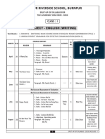 Syllabus Class I 2023 24 Revised