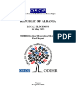 Republic of Albania: Local Elections 14 May 2023