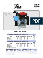 Annovi Reverberi AR 30 40 Diaphragm Pump Instructions Manual en