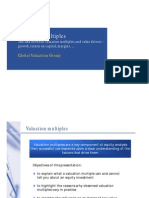 Valuation - Multiples and EV Value Drivers