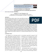 Potential Impacts of Natural Gas Pipeline Construction and Operation On Land/Soil Quality in South Eastern Nigeria