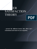 Career Satisfaction Theories