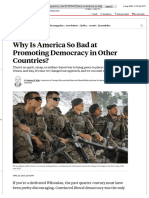 Why Is America So Bad at Promoting Democracy in Other Countries - Foreign Policy