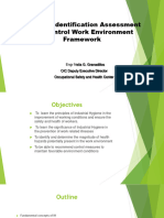 Hazards Identification Assessment and Control Work Environment Framework