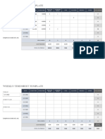 IC Weekly Timesheet Template 11516