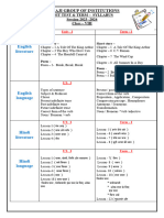 Class - 8 Unit and Term Syllabus