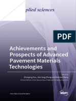 Achievements and Prospects of Advanced Pavement Materials Technologies