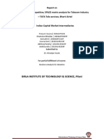 Report On Industry, Competitive, SPACE Matrix Analysis For Telecom Industry - TATA Tele Services, Bharti Airtel