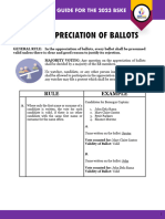 Manual Ballot Appreciation Module