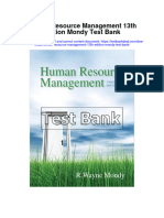 Human Resource Management 13th Edition Mondy Test Bank