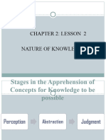 Chapter 2 LESSON 2 Nature of Knowledge