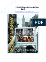 Sociology 13th Edition Macionis Test Bank