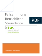 Fallsammlung Betriebliche Steuerlehre