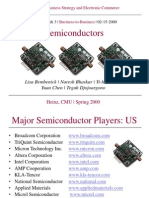 Semiconductors: Lisa Bembenick - Naresh Bhaskar - Yi-Hsin Chen Yuan Chen - Teguh Djojoargono