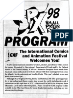 Small Press Expo SPX 98 Program