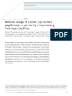 Rational Design of A Triple-Type Human Papillomavirus Vaccine by Compromising Viral-Type Speci Ficity