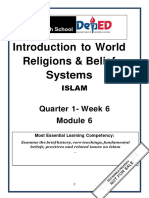 IWRBS Q1 Mod6 Islam