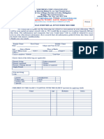 College Individual Inventory Record