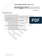AI Class 10 Sample Paper-1 - 2024
