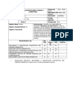 Evaluación Global Lengua y Literatura 7mo Tercer Trimestre