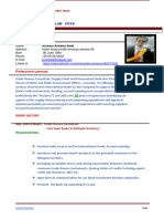 Curriculum Vitae: Personal Data