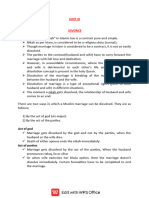 Family Law II - Unit III Notes - Word