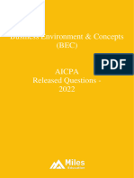 AICPA Released Questions 2022