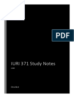 IURI 371 Exam Notes