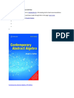 20 Best Abstract Algebra Books of All Time
