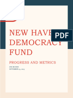 New Haven Democracy Fund Analysis
