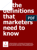 Marketing Definitions