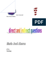 Trabajo Ingles Direct and Indirect Questions